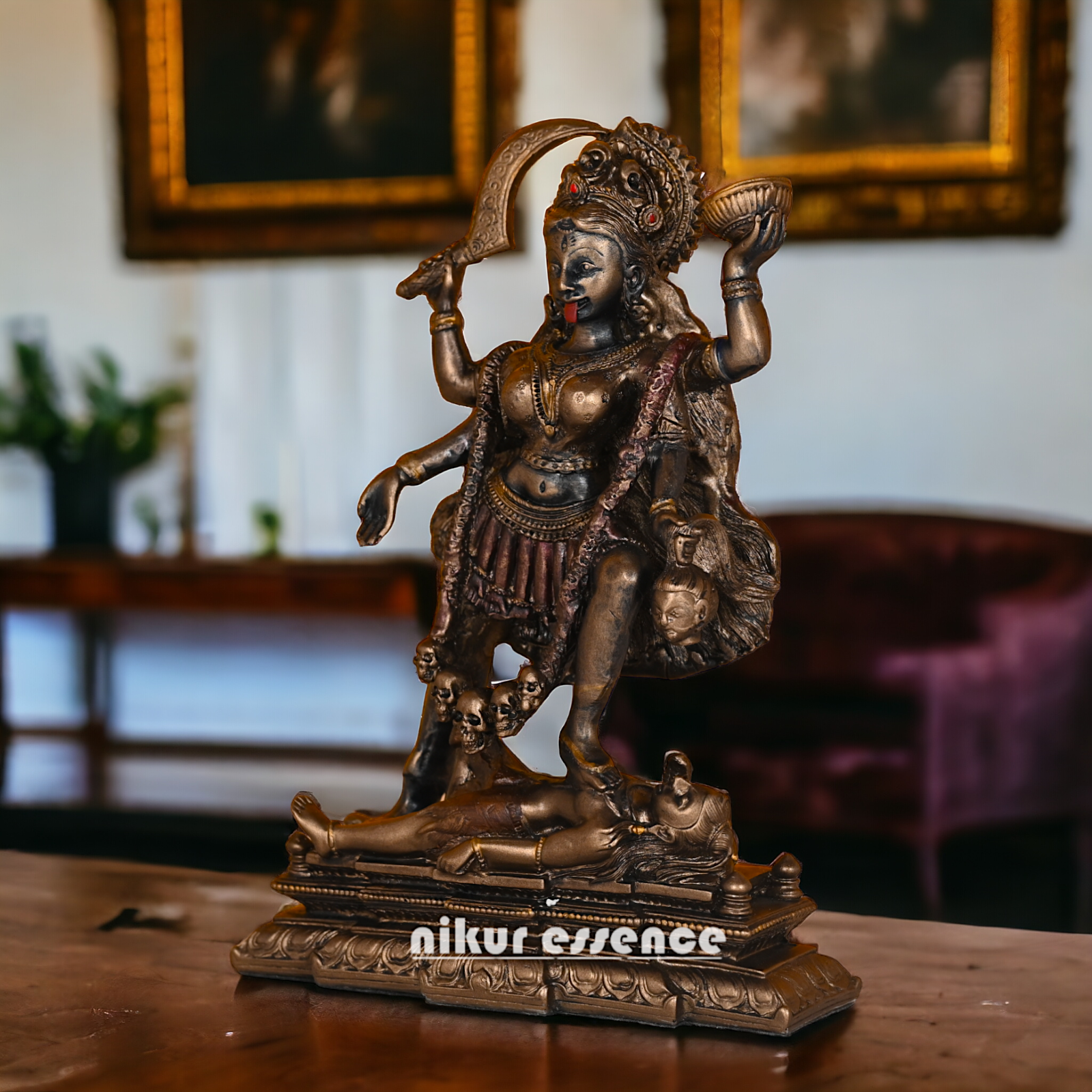 Buy Bronze Kali maa Idol Statue online -nikur essence Nikuressence