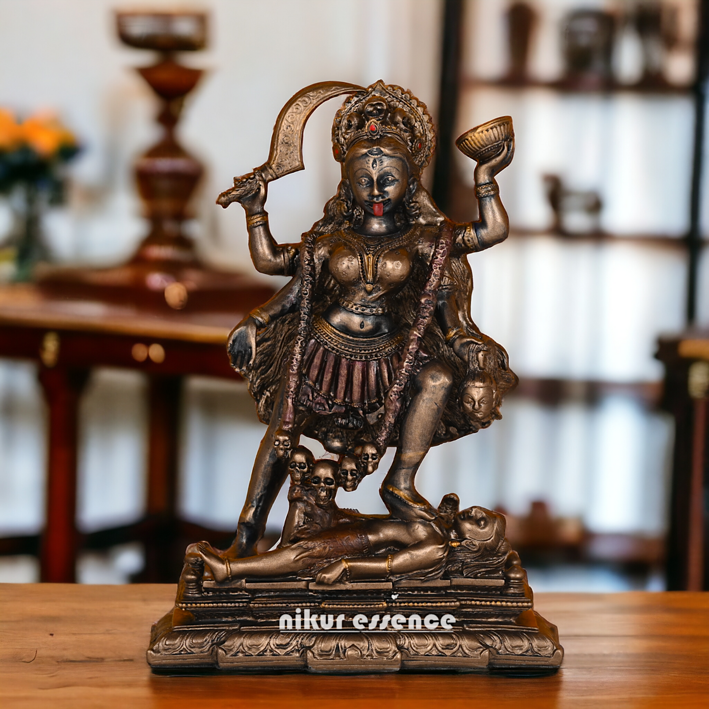 Buy Bronze Kali maa Idol Statue online -nikur essence Nikuressence
