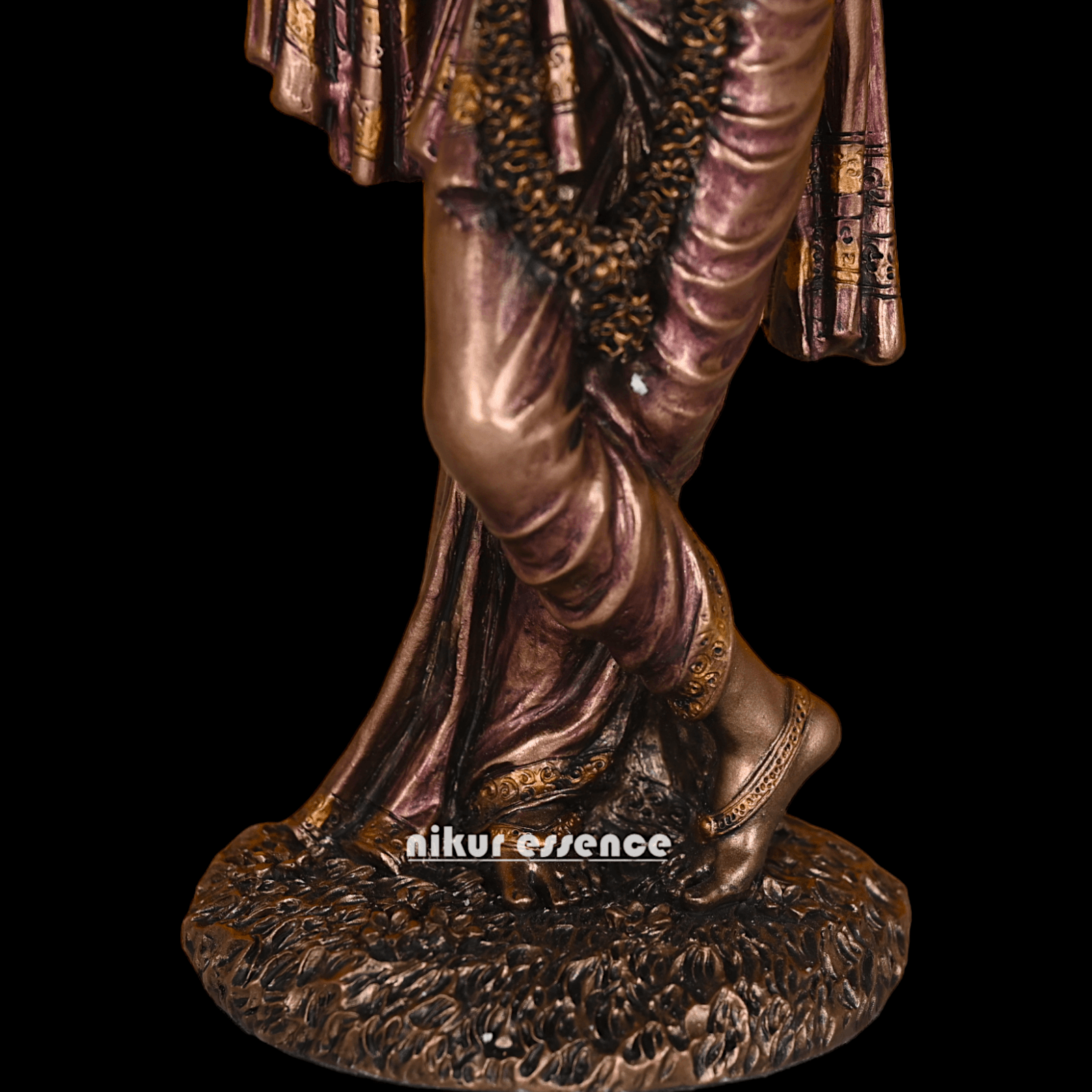 Buy Krishna Statue in copper | Buy Krishna Statue in bronze | Buy Krishna Statue -11 inch Nikuressence
