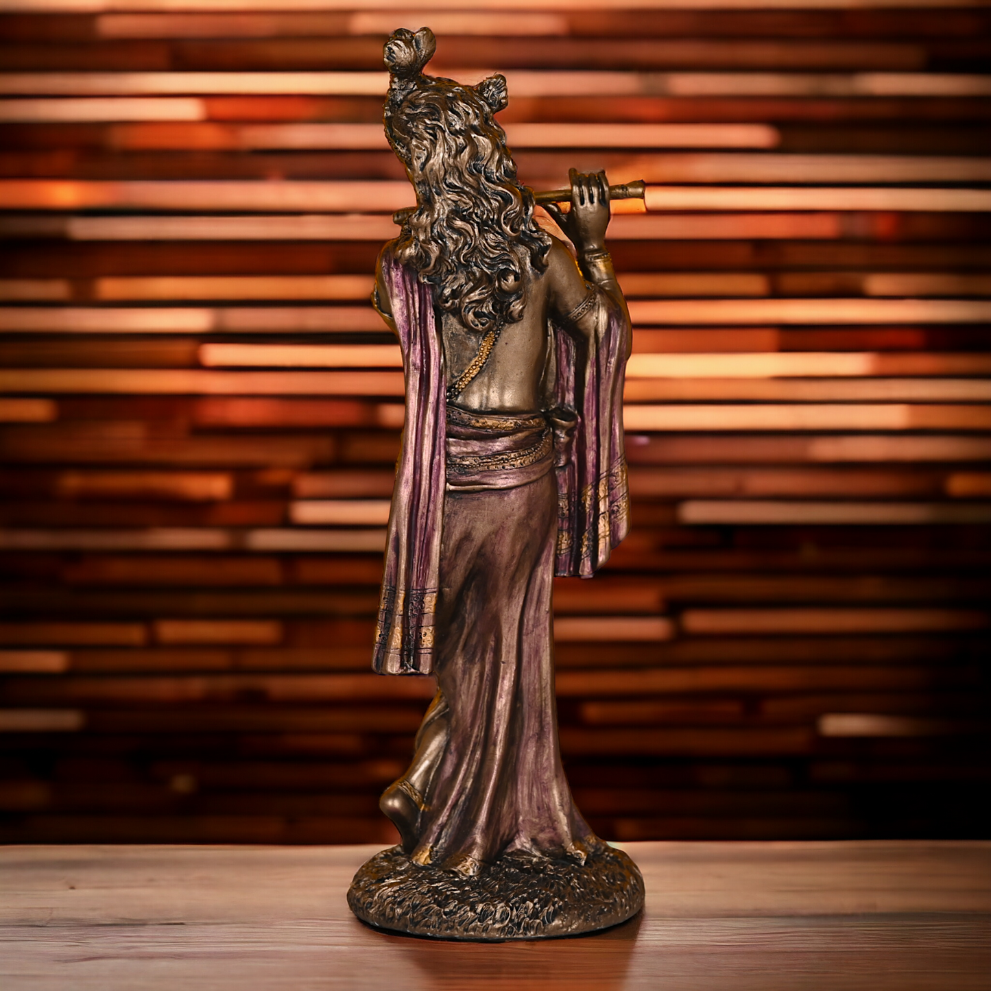 Buy Krishna Statue in copper | Buy Krishna Statue in bronze | Buy Krishna Statue -11 inch Nikuressence