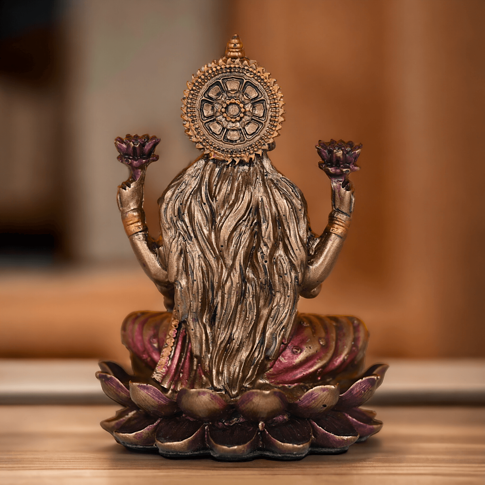 Bronze Statue of Shubh Lakshmi, Symbol of Prosperity and Grace Nikuressence