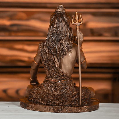 Buy Bronze Lord Shiva Idol Statue - Handcrafted Hindu God Sculpture Nikuressence