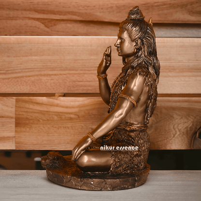 Buy Bronze Lord Shiva Idol Statue - Handcrafted Hindu God Sculpture Nikuressence