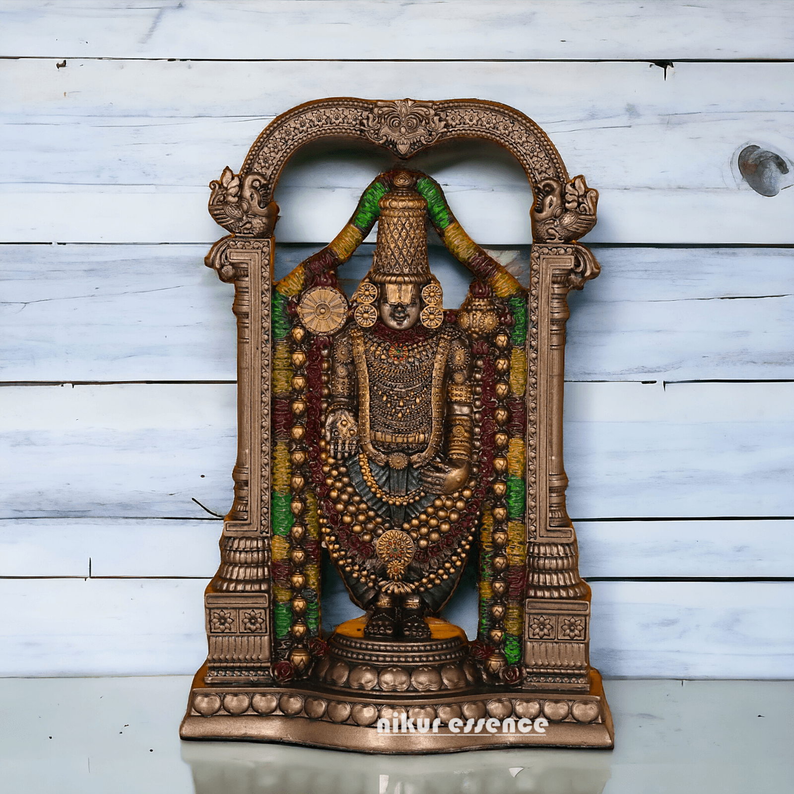 Buy 8 Inches Bronze Tirupati Balaji Idol Nikuressence