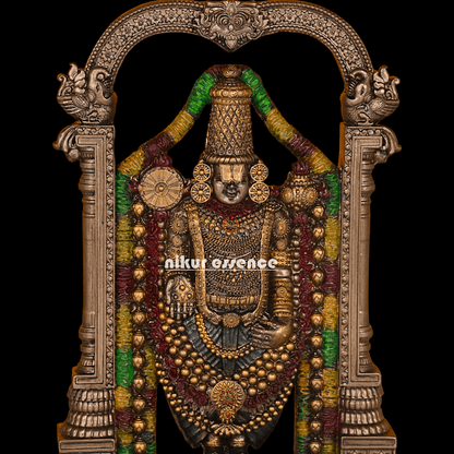 Buy 8 Inches Bronze Tirupati Balaji Idol Nikuressence
