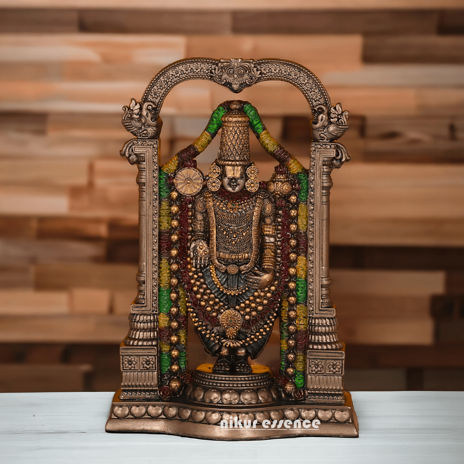 Buy 8 Inches Bronze Tirupati Balaji Idol Nikuressence