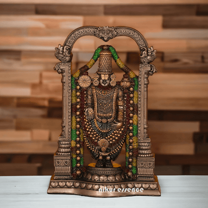Buy 8 Inches Bronze Tirupati Balaji Idol Nikuressence
