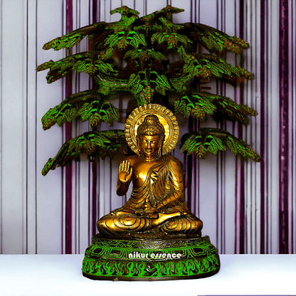 Buddha Statue Under the Bodhi Tree 20 inch Nikuressence