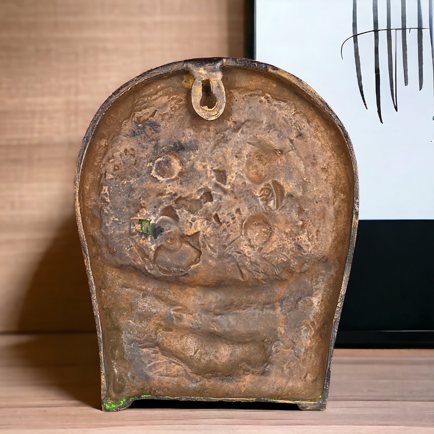 Buy Brass Beautiful Lakshmi Ganesh idol wall hanging - 7.5 Inches Nikuressence