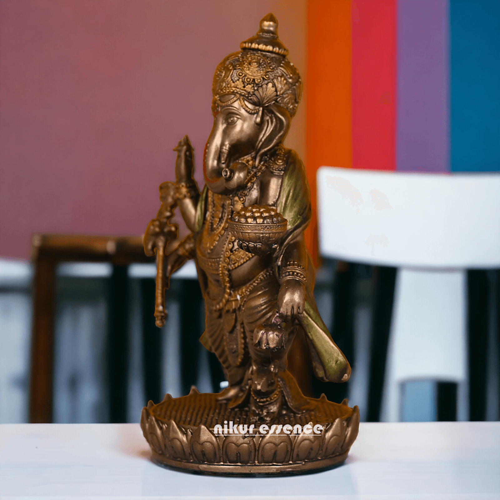 Buy copper Standing Ganesha Statue | Hindu god Nikuressence