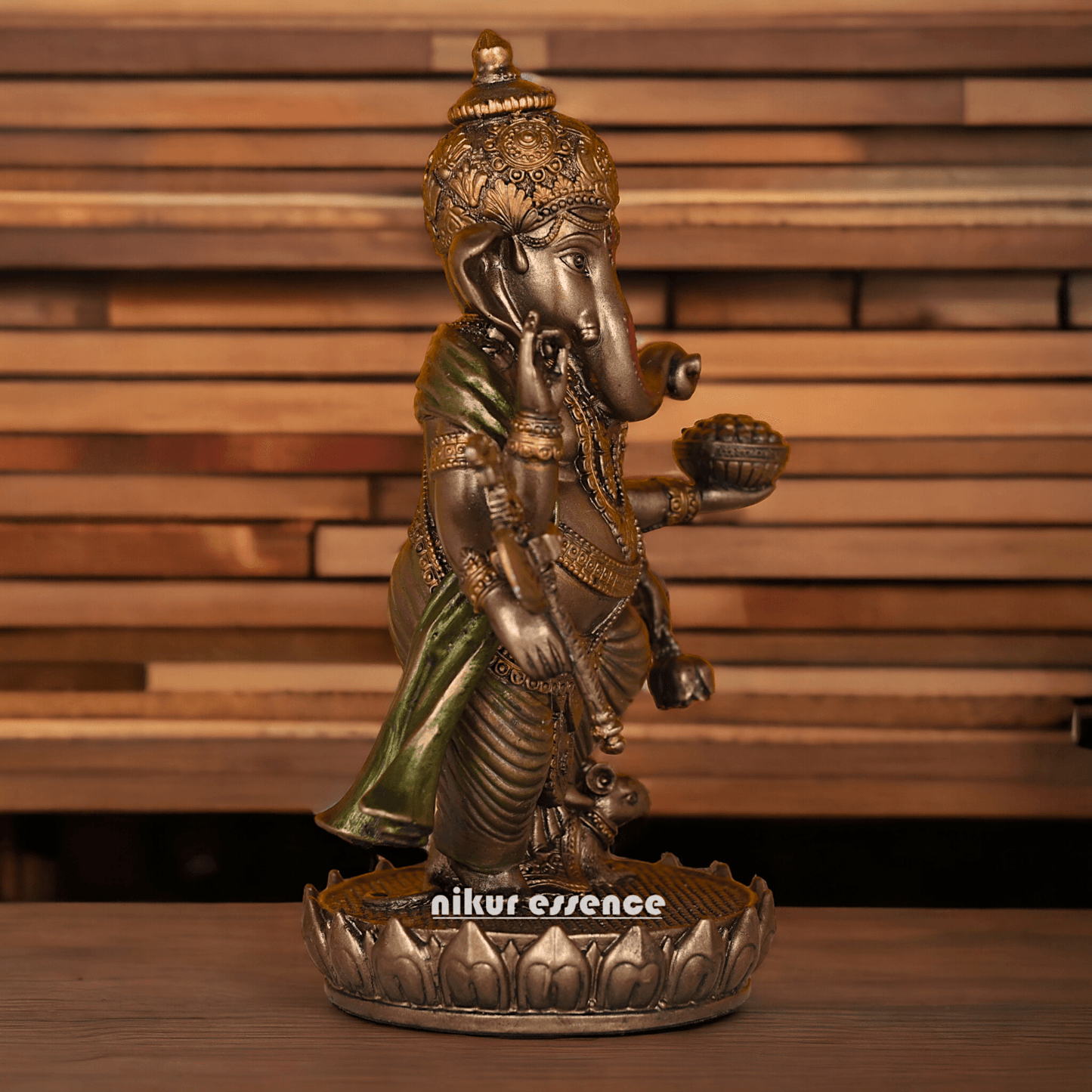Buy copper Standing Ganesha Statue | Hindu god Nikuressence