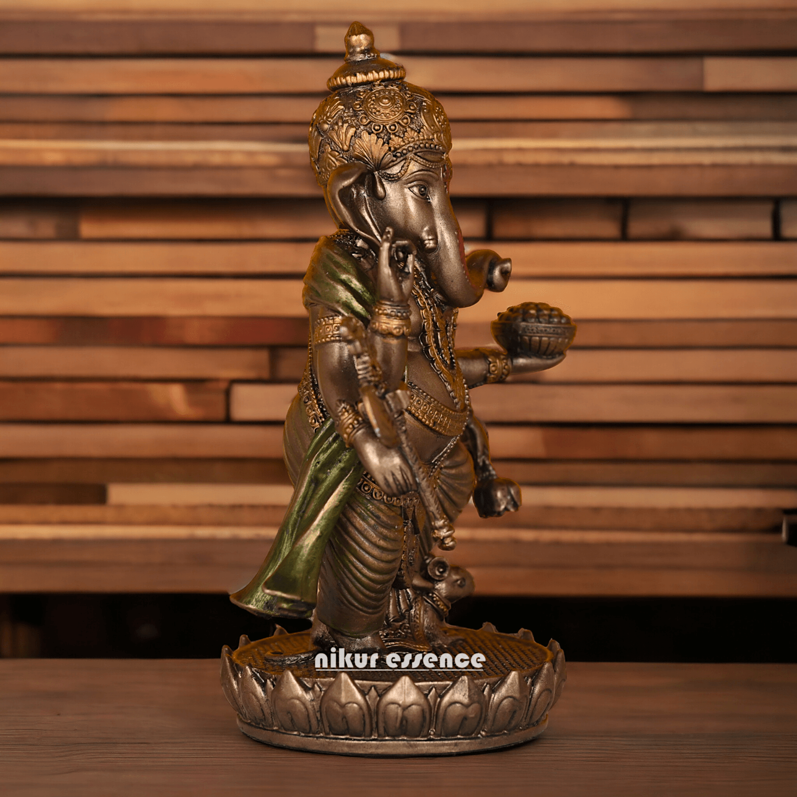 Buy copper Standing Ganesha Statue | Hindu god Nikuressence