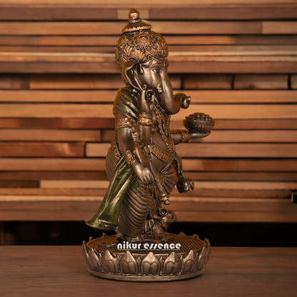 Buy copper Standing Ganesha Statue | Hindu god Nikuressence