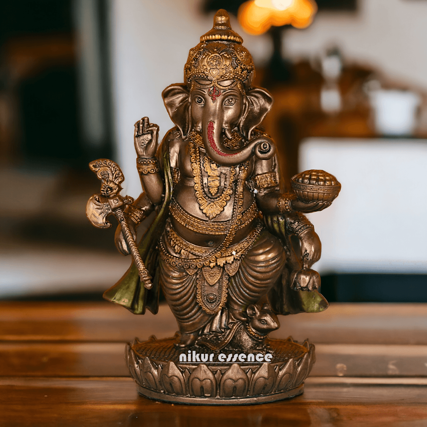 Buy copper Standing Ganesha Statue | Hindu god Nikuressence
