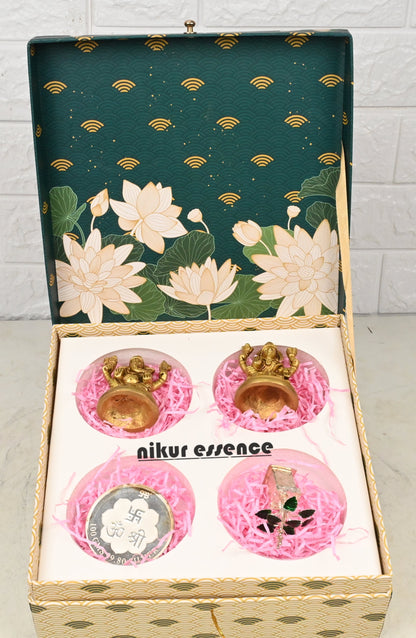 Brass and silver diwali gift Nikuressence