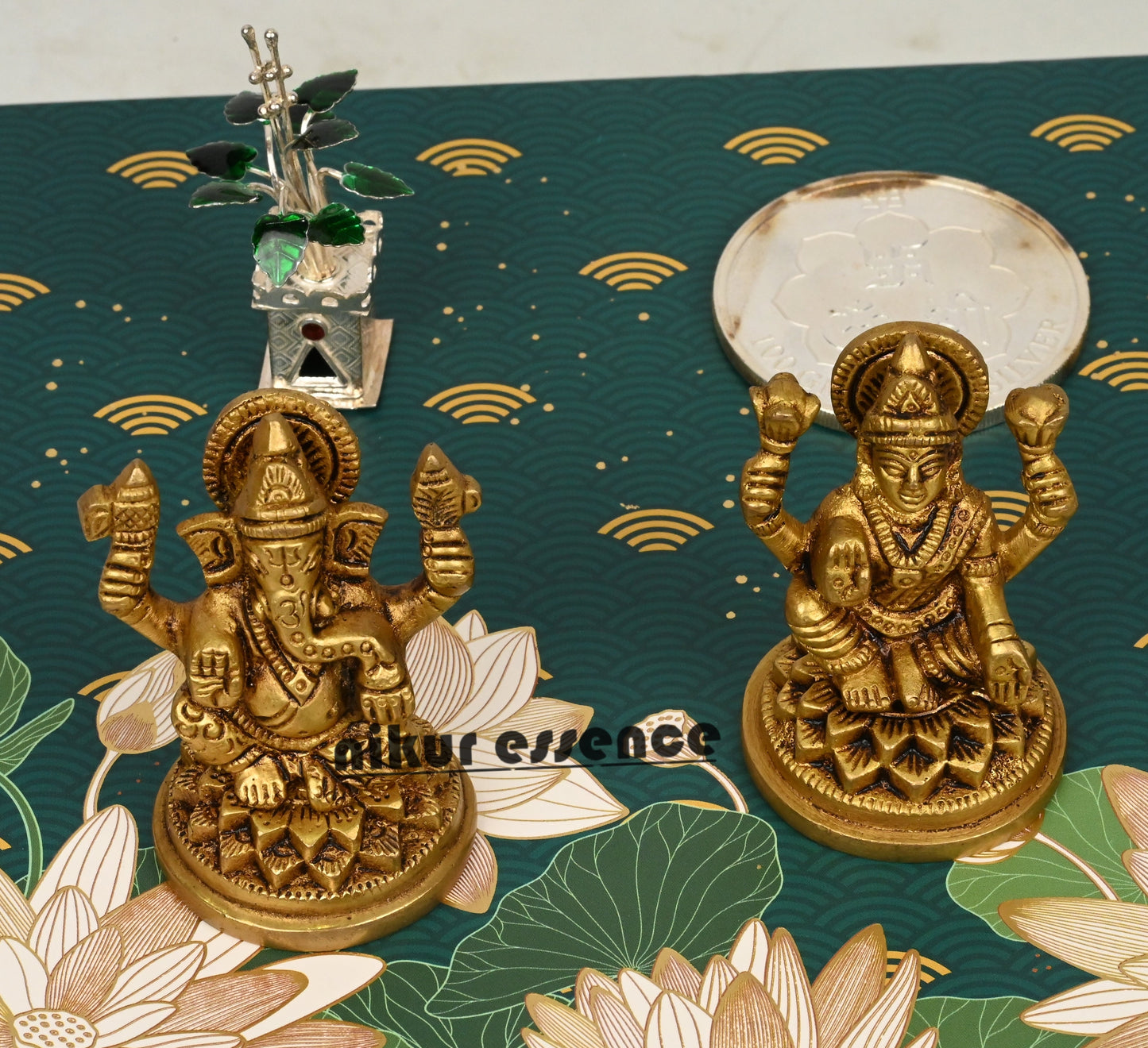Brass and silver diwali gift Nikuressence