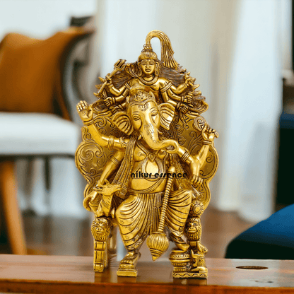 Buy Brass Ganesha on Singhasan -Nikuressence Nikuressence