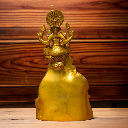 Pure Brass Kuber and Goddess Laxmi ki murti Nikuressence