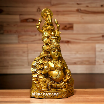 Pure Brass Kuber and Goddess Laxmi ki murti Nikuressence