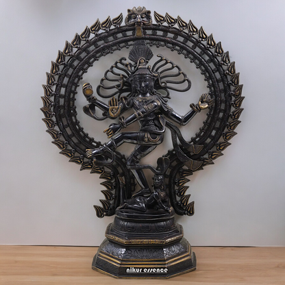 Buy Large Nataraja Black Shiva idol - 30 inch Nikuressence