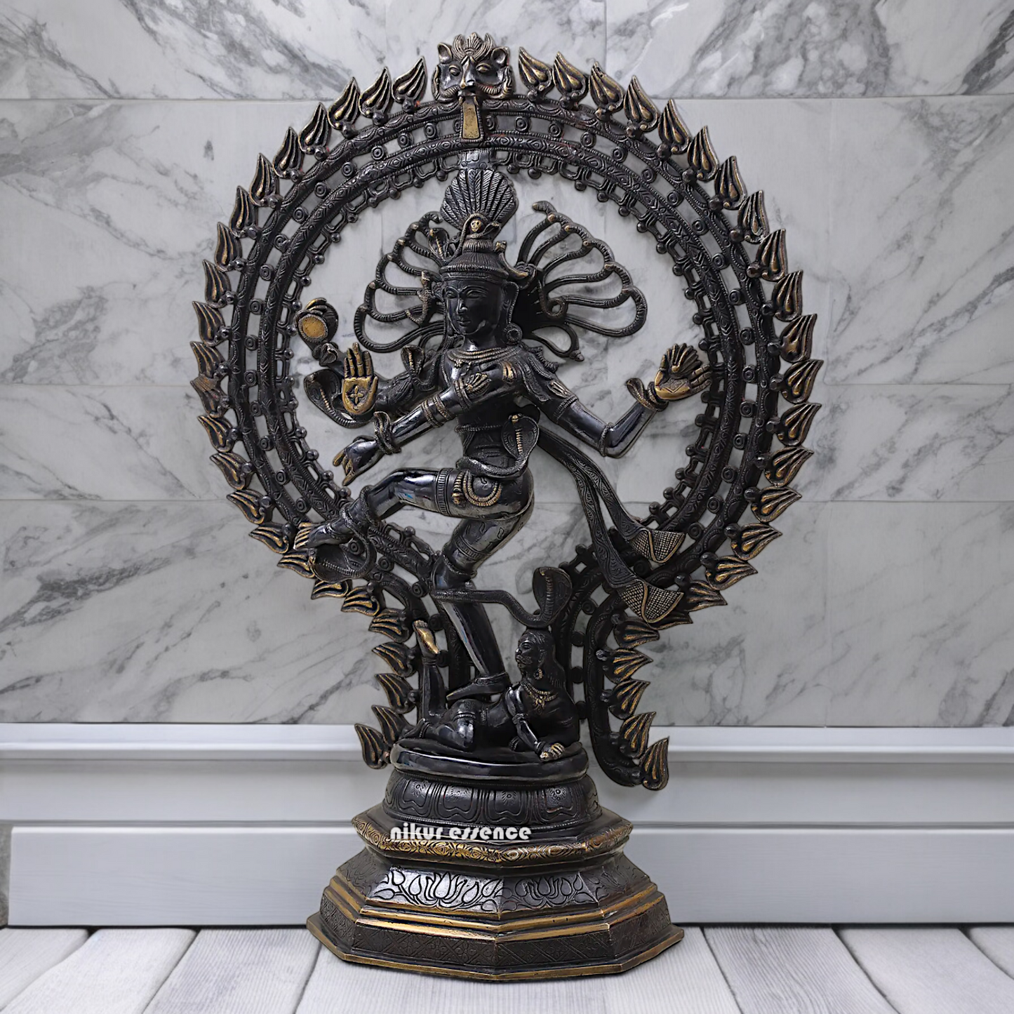 Buy Large Nataraja Black Shiva idol - 30 inch Nikuressence
