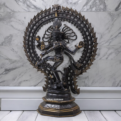 Buy Large Nataraja Black Shiva idol - 30 inch Nikuressence