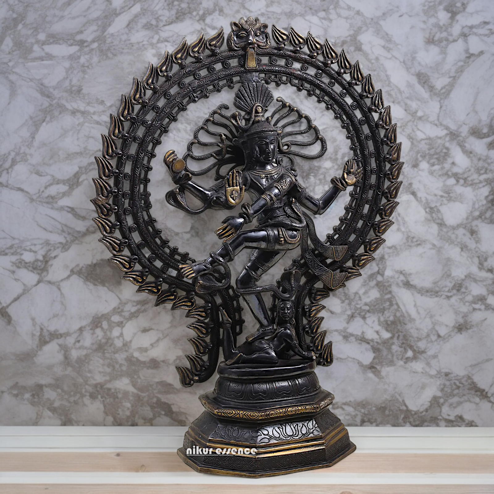 Buy Large Nataraja Black Shiva idol - 30 inch Nikuressence