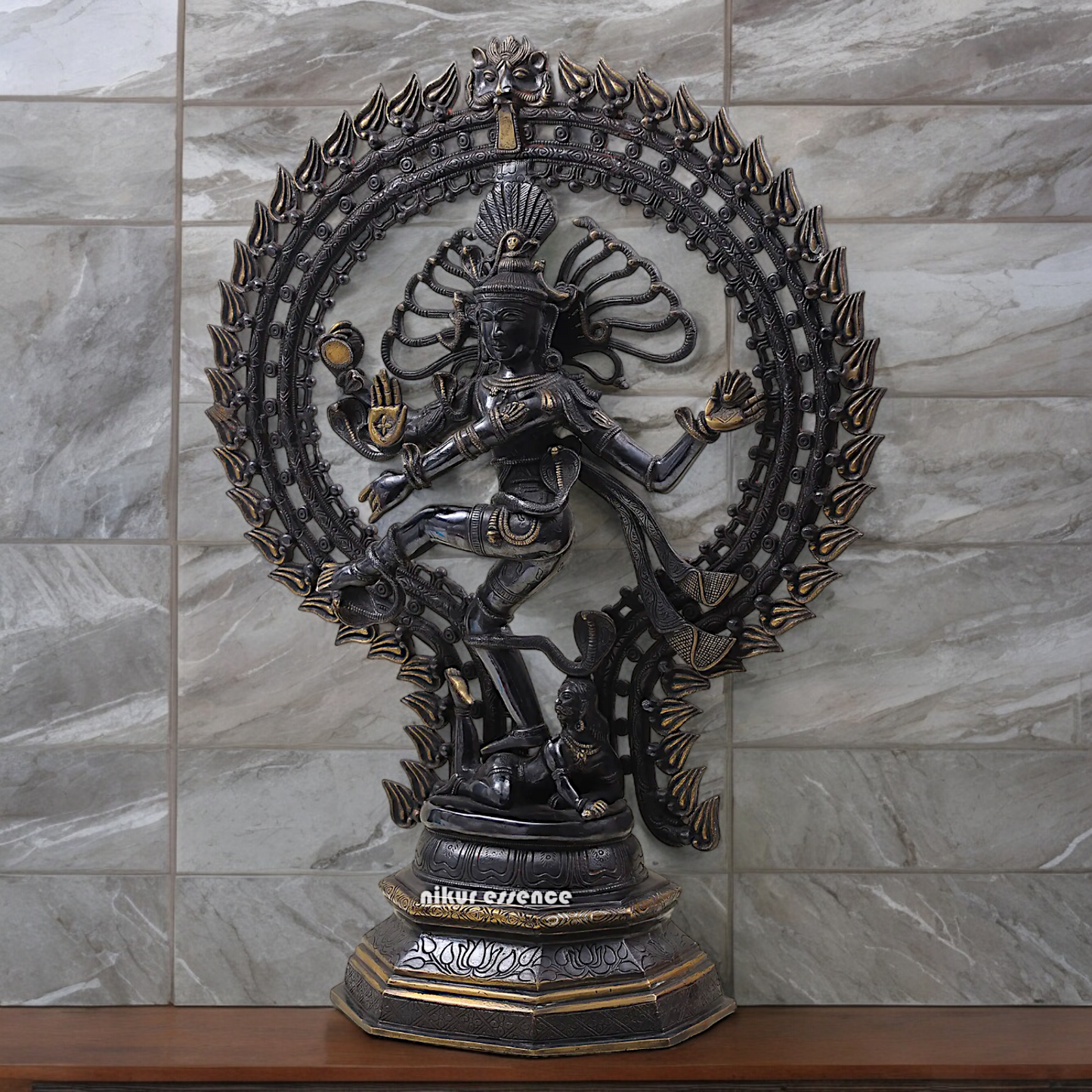 Buy Large Nataraja Black Shiva idol - 30 inch Nikuressence