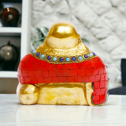 Buy Laughing Buddha Brass Statue – 4.5 Inches Tall Nikuressence