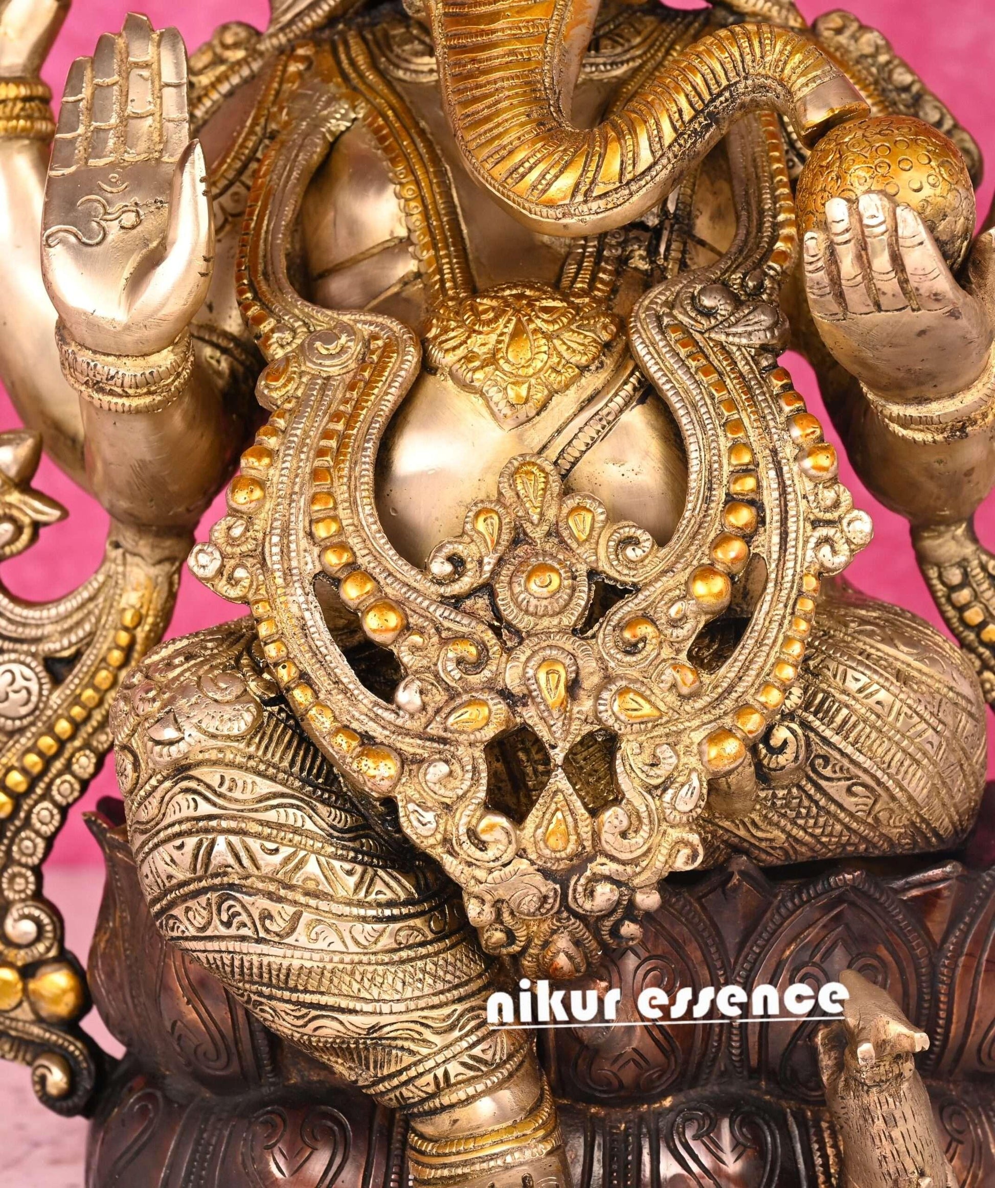 Buy Antique Ganesha Statue | Brass Antique Ganesha Statue Nikuressence
