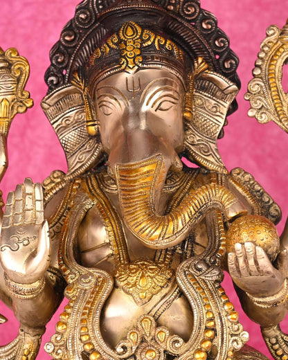 Buy Antique Ganesha Statue | Brass Antique Ganesha Statue Nikuressence