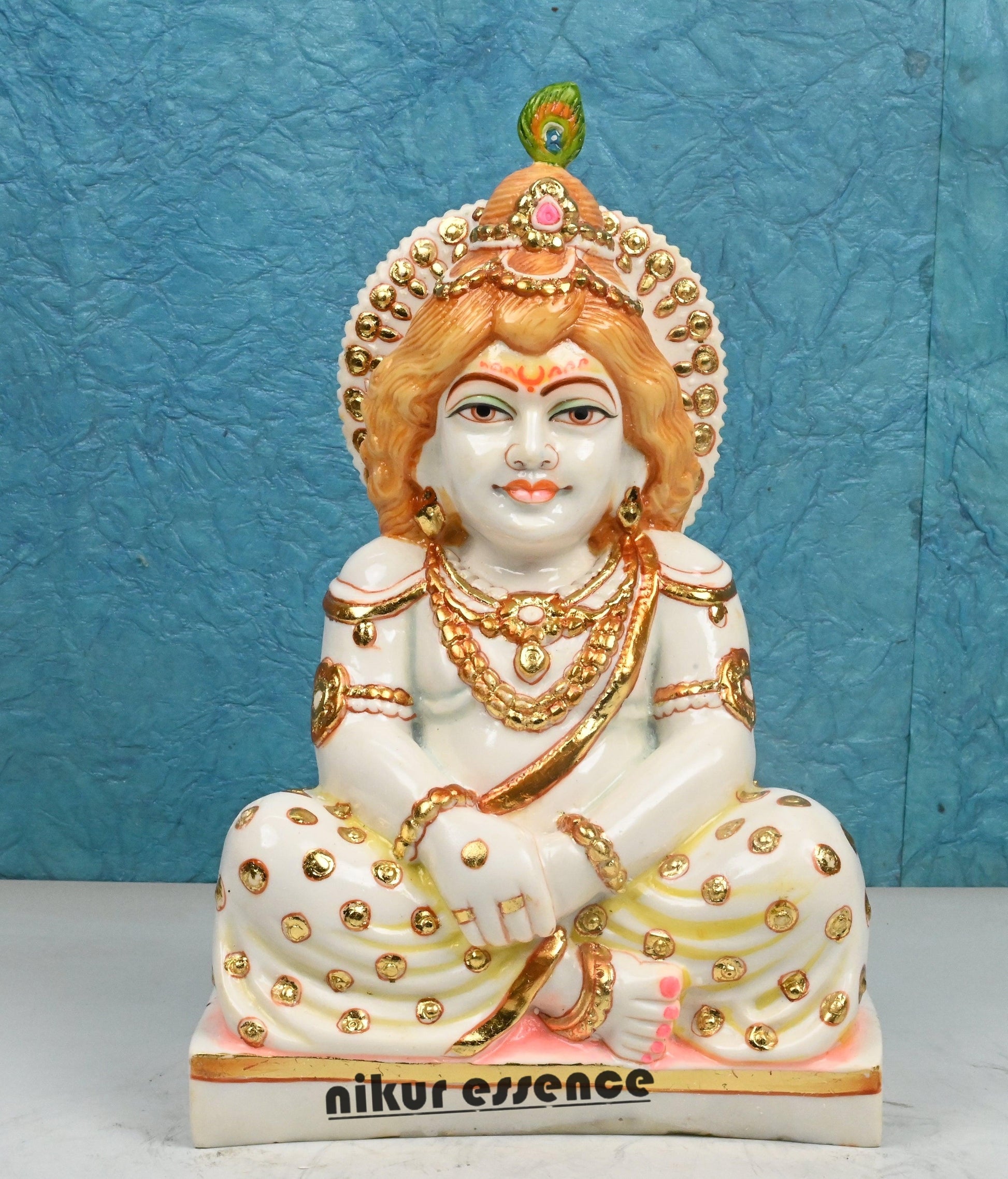 Buy Handcrafted Cultured Marble Laddu Gopal Statue online Nikuressence