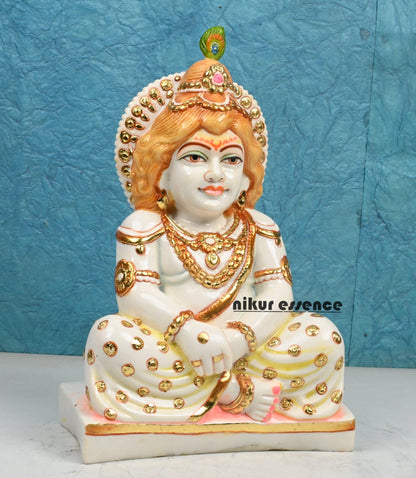 Buy Handcrafted Cultured Marble Laddu Gopal Statue online Nikuressence