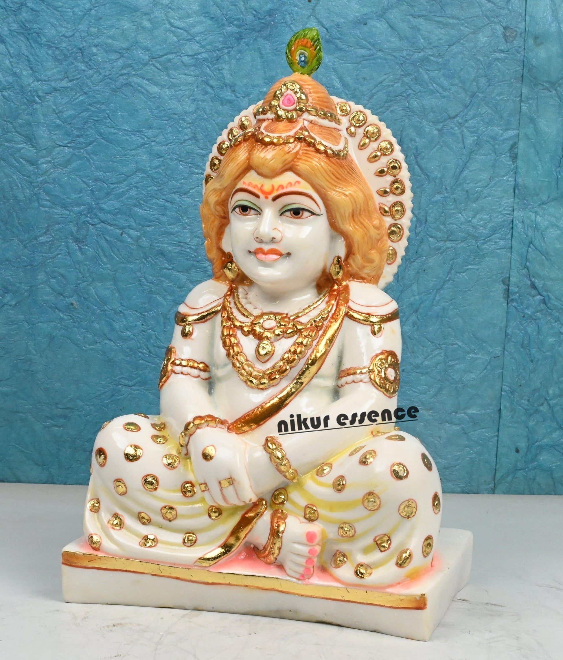 Buy Handcrafted Cultured Marble Laddu Gopal Statue online Nikuressence