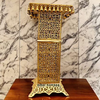 Large Stool chowki Brass - 31 Inches Nikuressence