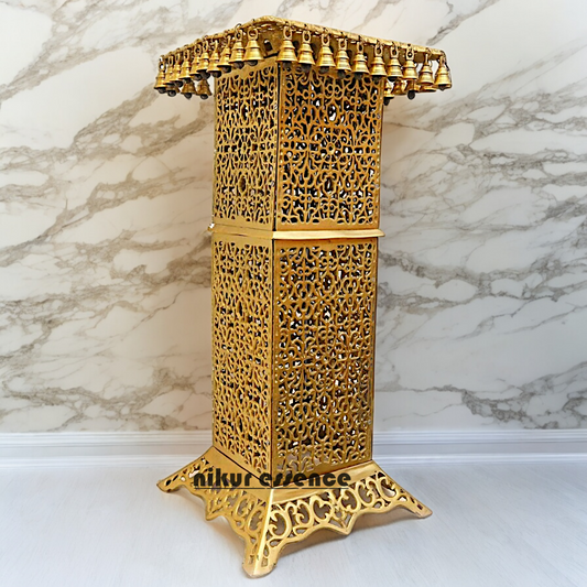 Large Stool chowki Brass - 31 Inches Nikuressence