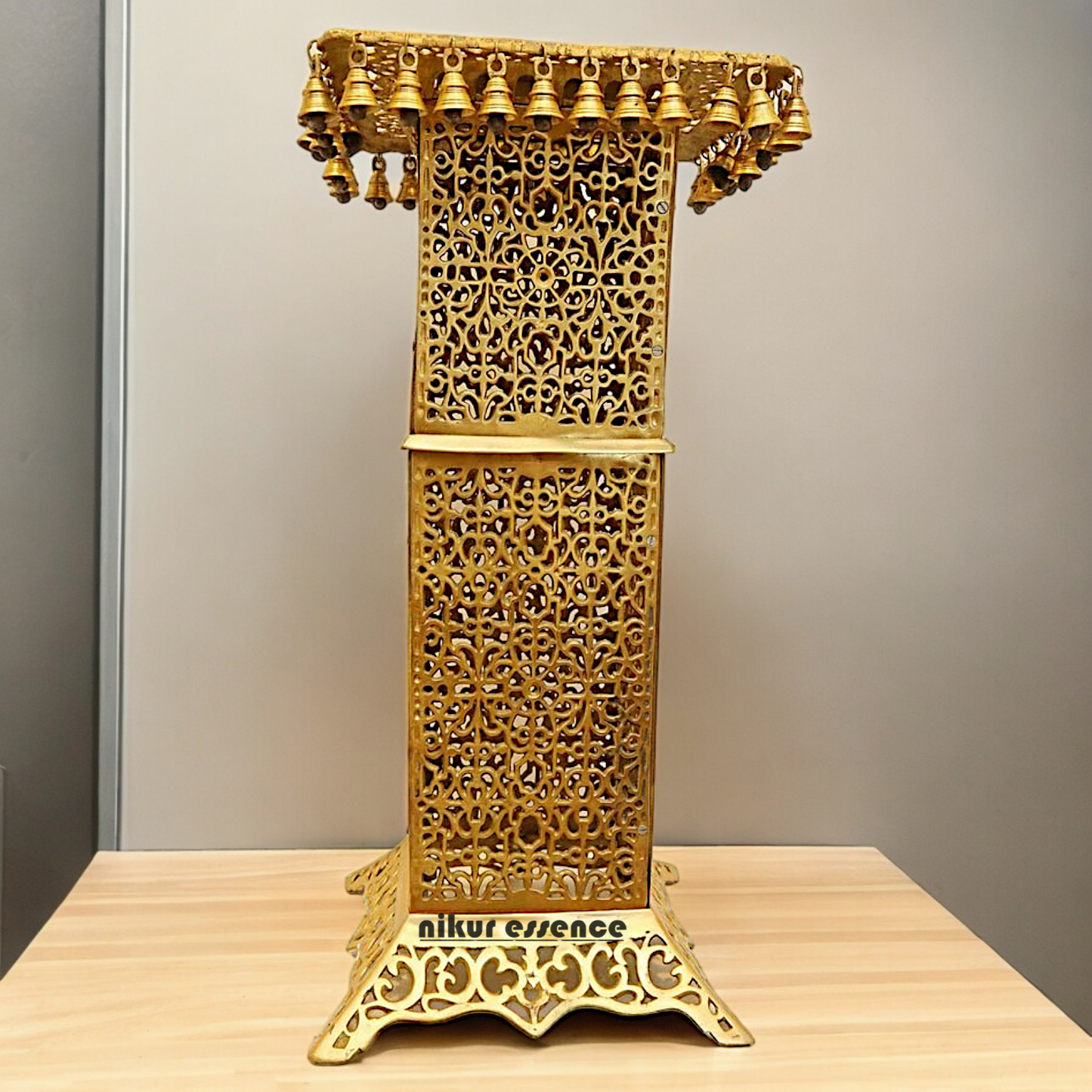 Large Stool chowki Brass - 31 Inches Nikuressence