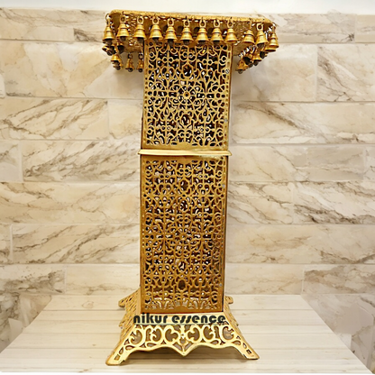Large Stool chowki Brass - 31 Inches Nikuressence
