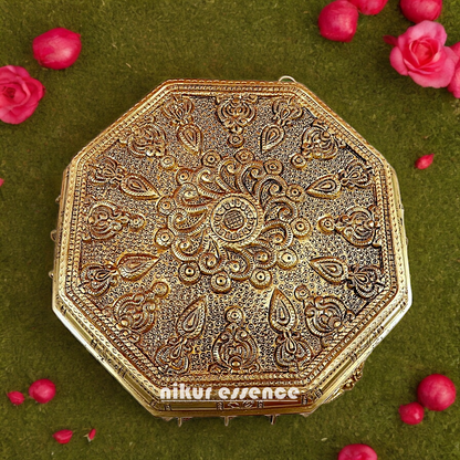 Chowki with Bells ghungroo solid Brass- 10 Inches Nikuressence