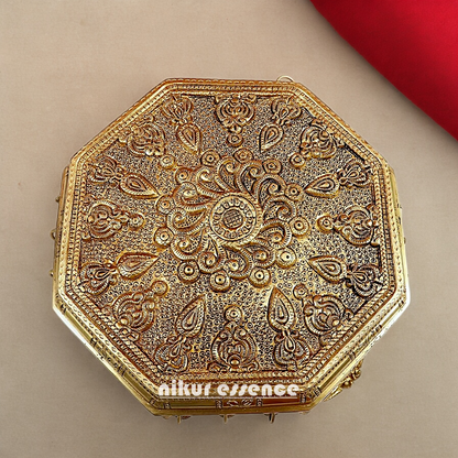 Chowki with Bells ghungroo solid Brass- 10 Inches Nikuressence