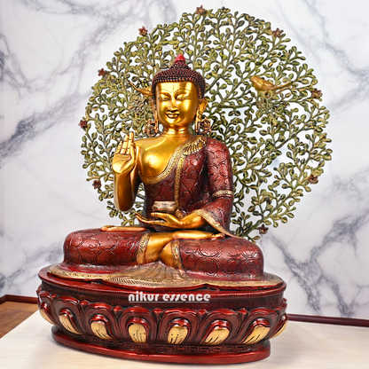 Buy Buddha Statue Depicting the Sermon Under the Bodhi Tree – 72 cm Height Nikuressence
