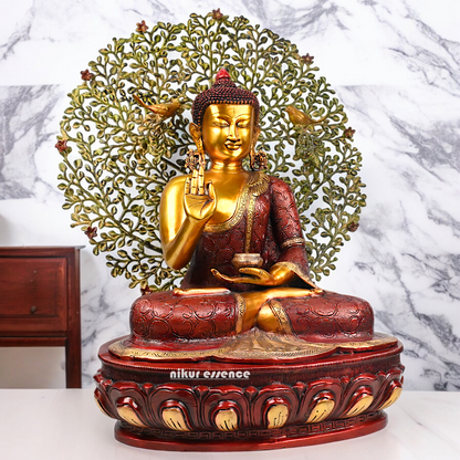 Buy Buddha Statue Depicting the Sermon Under the Bodhi Tree – 72 cm Height Nikuressence
