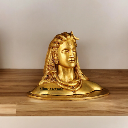 Solid Brass Shiva Meditation Idol - 11 cm Nikuressence