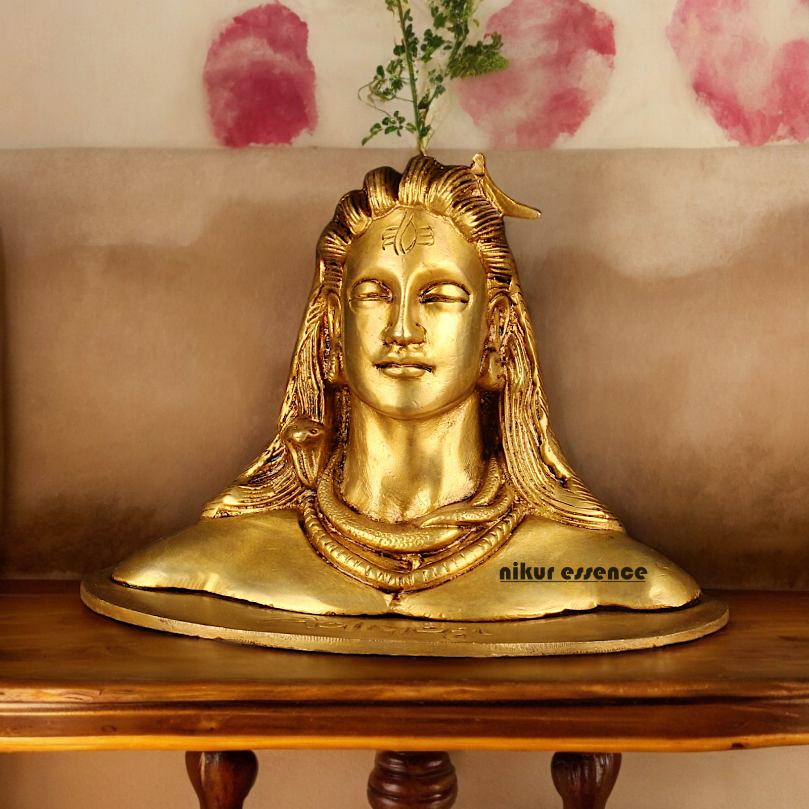 Solid Brass Shiva Meditation Idol - 11 cm Nikuressence