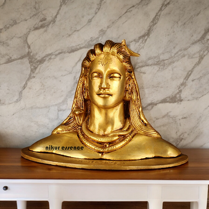 Solid Brass Shiva Meditation Idol - 11 cm Nikuressence