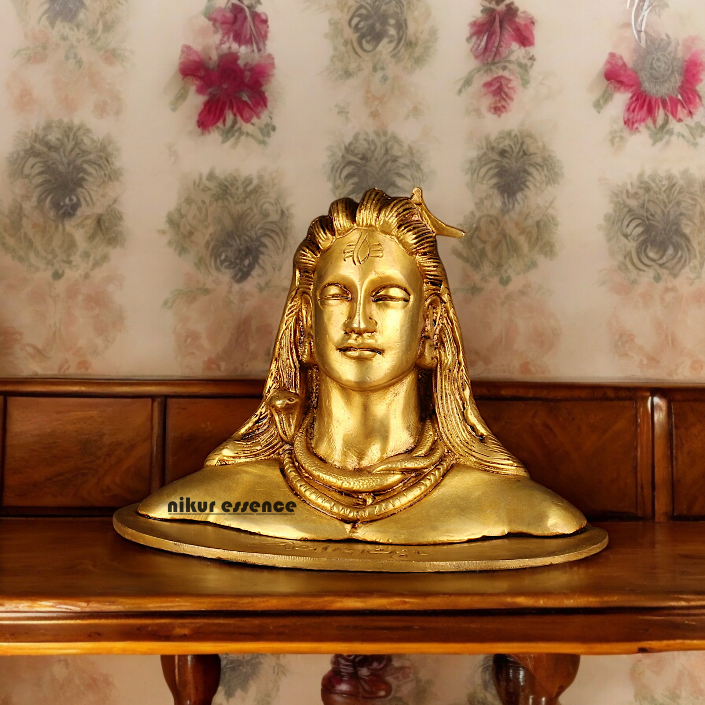 Solid Brass Shiva Meditation Idol - 11 cm Nikuressence