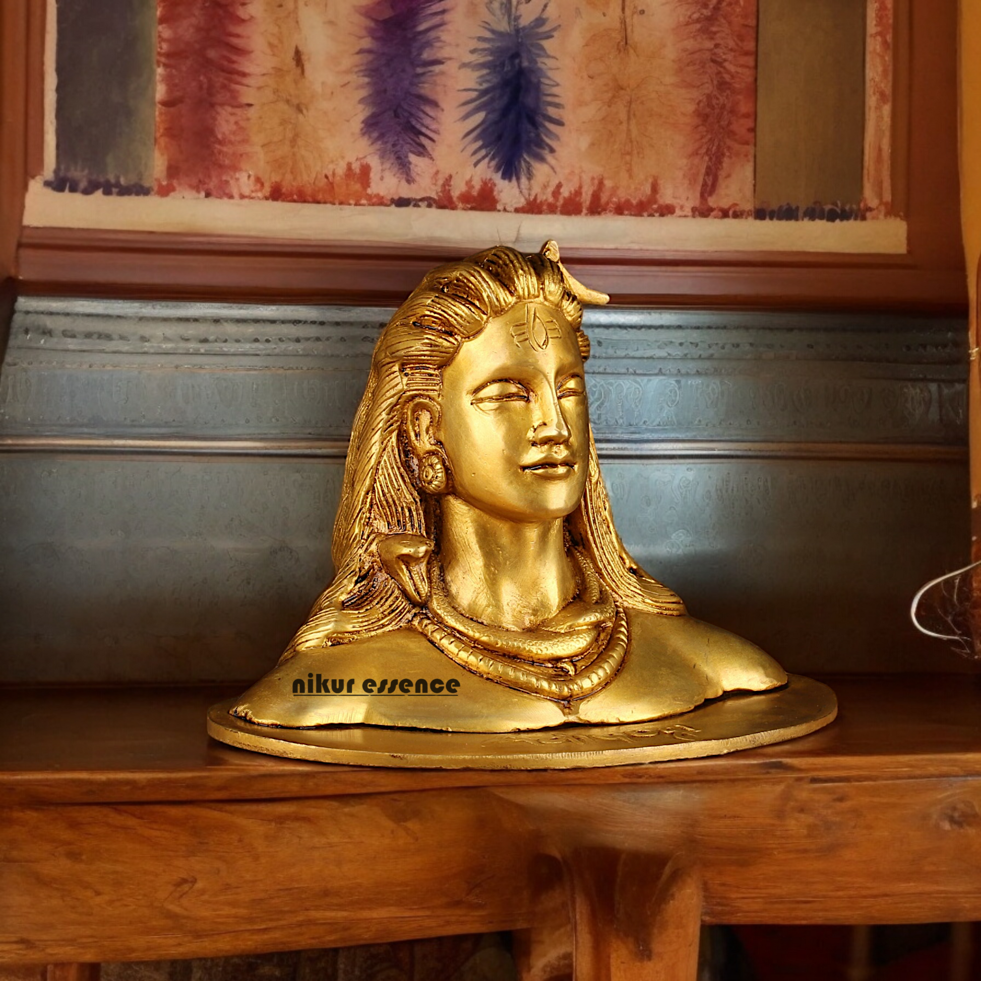 Solid Brass Shiva Meditation Idol - 11 cm Nikuressence