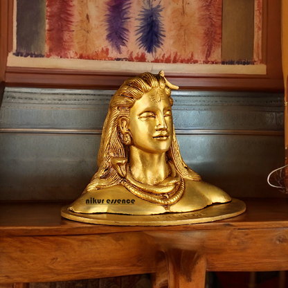 Solid Brass Shiva Meditation Idol - 11 cm Nikuressence