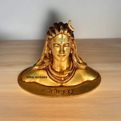 Solid Brass Shiva Meditation Idol - 11 cm Nikuressence