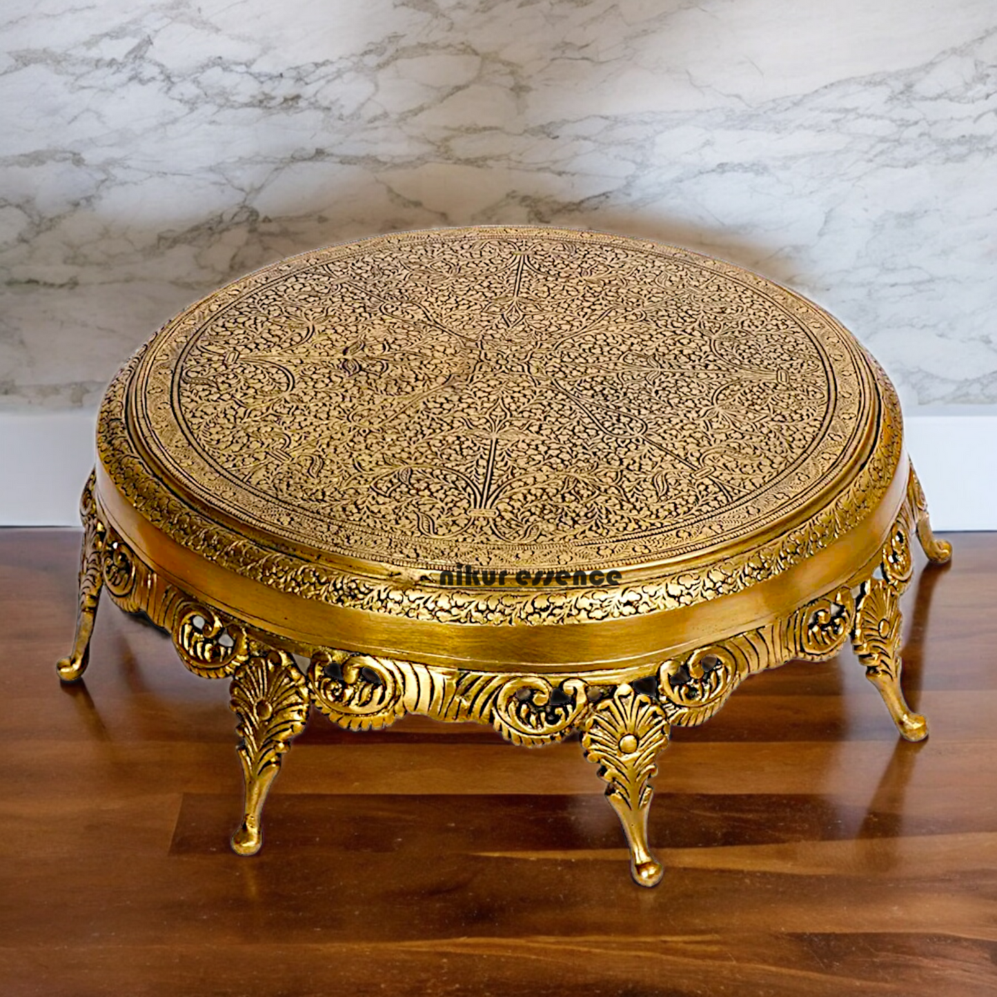 online Solid Braas Design Chowki - 42 cm Nikuressence